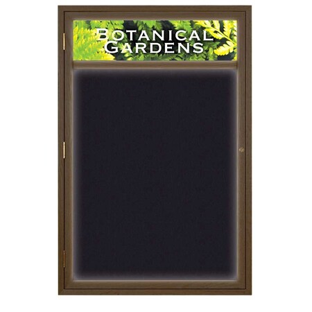 United Visual Products Open Faced Traditional Rounded Corkboard UV640ARC-SATIN-APRICOT
